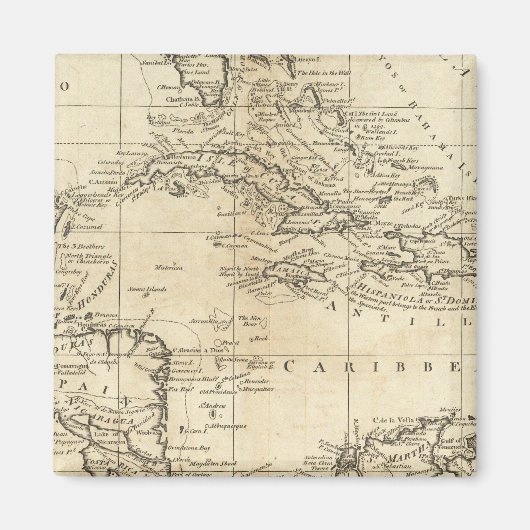 Aimant Graphique des Antilles 2 (Devant)