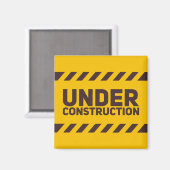 Aimant Graphique des enseignes de rue en construction (Recto/Verso)