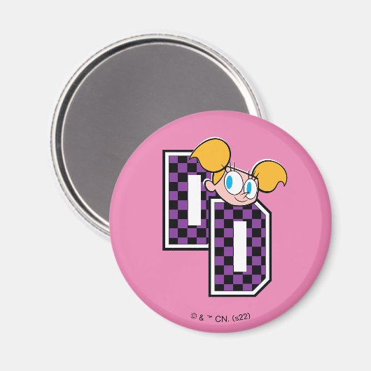 Aimant Graphique des lettres de Dee Dee Athletic (Recto/Verso)