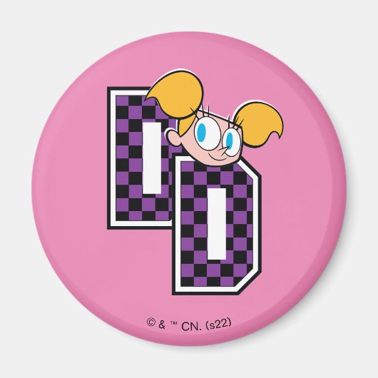 Aimant Graphique des lettres de Dee Dee Athletic (Devant)