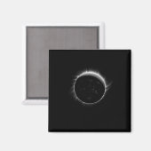 Aimant Graphique D'Événement Solaire Eclipse Moon Et Sun (Recto/Verso)
