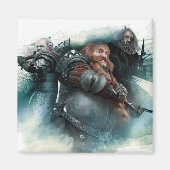 Aimant Graphique Dori, Bombur & Oin (Devant)