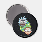Aimant Graphique du portail Pixelverse Rick and Morty (Recto/Verso)