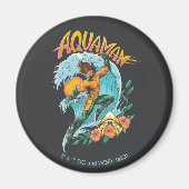 Aimant Graphique du Surf de levage Aquaman et Trident (Devant)