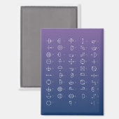 Aimant Graphique Katakamuna (Recto/Verso)