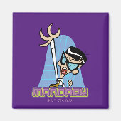 Aimant Graphique Nom de caractère Mandark (Devant)