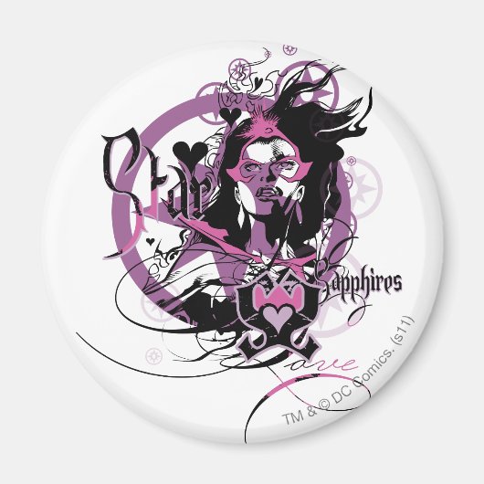 Aimant Graphique Star Sapphire 6 (Devant)
