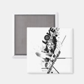 Aimant Graphique Star Sapphire 9 (Recto/Verso)