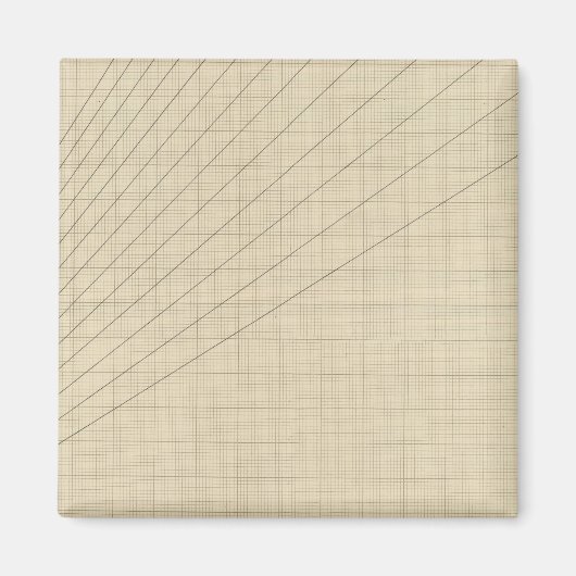 Aimant Graphique vitesse, temps, distance (Devant)