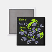 Aimant Graphiques Blueberry (Recto/Verso)
