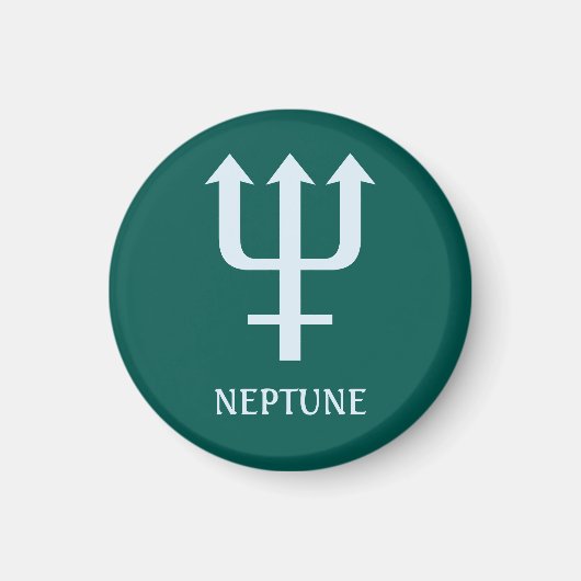 Aimant Graphiques d'astrologie : La planète Neptune Magne (Devant)