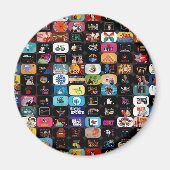 Aimant  Graphiques historiques et logos de CBC (Devant)