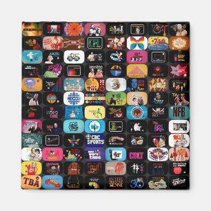 Aimant  Graphiques historiques et logos de CBC