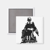 Aimant Graphiques noirs et blancs (Recto/Verso)