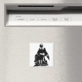Aimant Graphiques noirs et blancs (In Situ (Lave-vaisselle))