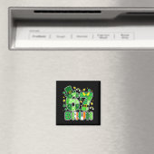 Aimant Graphisme de la Saint-Patrick Bruh 67 avec des trè (In Situ (Lave-vaisselle))