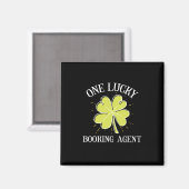 Aimant Graphisme de la Saint-Patrick pour un agent de rés (Recto/Verso)