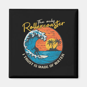 Aimant Graphisme de surf de grande vague pour surfeur M