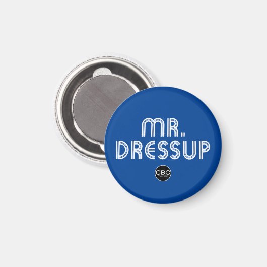 Aimant Graphisme du titre de CBC Mr. Dressup (Recto/Verso)