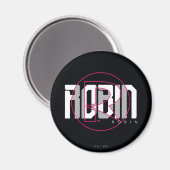 Aimant Graphisme Nommé Robin Hi-Tech (Recto/Verso)