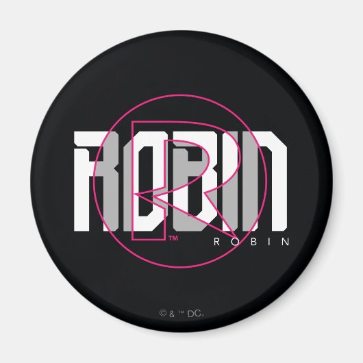 Aimant Graphisme Nommé Robin Hi-Tech (Devant)