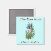 Aimant Grass bleu (Recto/Verso)