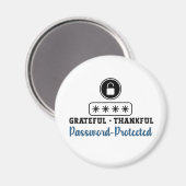 Aimant Grateful Thankful Password Protected - IT (Recto/Verso)