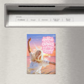 Aimant Gratitude Changes Everything Sunset Beach Poster (In Situ (Lave-vaisselle))
