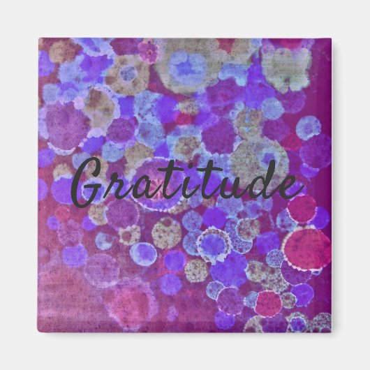 Aimant Gratitude magnétique (Devant)