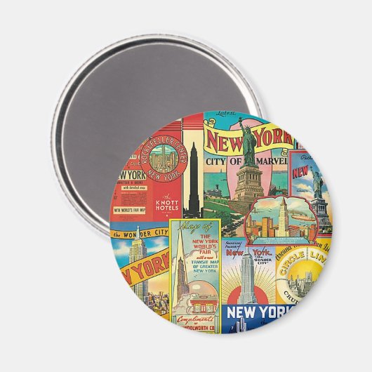 Aimant Gratte-ciel de New York (Recto/Verso)