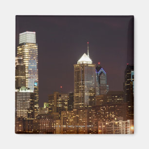 Aimant Gratte-ciel modernes de Philadelphie du centre
