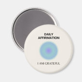 Aimant Gratuit Affirmation Quotidienne Positive Spirituel (Recto/Verso)