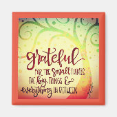 Aimant Gratuit pour tout Inspirivé bel arbre (Devant)