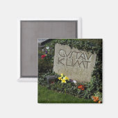 Aimant Grave De Gustav Klimt (Recto/Verso)