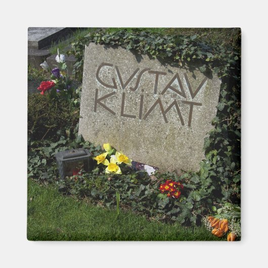 Aimant Grave De Gustav Klimt (Devant)