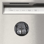 Aimant Gravure céleste gothique (In Situ (Lave-vaisselle))