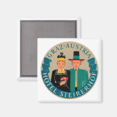 Aimant Graz Austria Hotel Steirerhof (Recto/Verso)