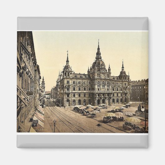 Aimant Graz, tribunal, Styrie, Austro-Hongrie classique (Devant)