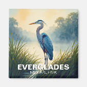 Aimant Great Blue Heron Everglades Voyage (Devant)