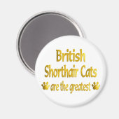 Aimant Great British Shorthair (Recto/Verso)