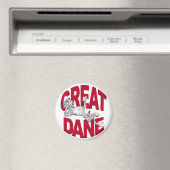 Aimant Great Dane Laid Back Merle UC (In Situ (Lave-vaisselle))