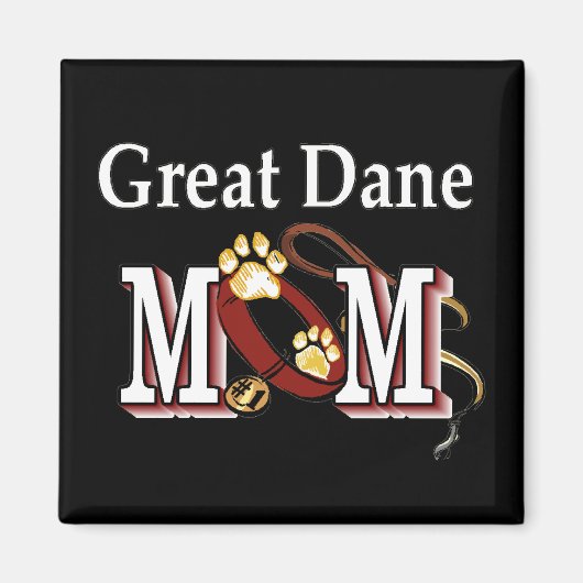 Aimant Great Dane Maman Cadeaux (Devant)