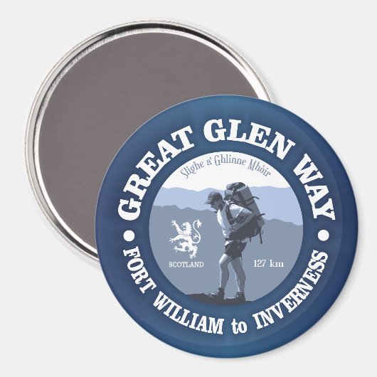 Aimant Great Glen Way (Recto/Verso)