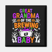 Aimant Great Grandma Of The Brewing Baby Halloween Costum (Devant)