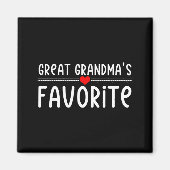 Aimant Great Grandmas Favorite  (Devant)