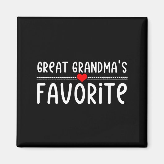 Aimant Great Grandmas Favorite  (Devant)