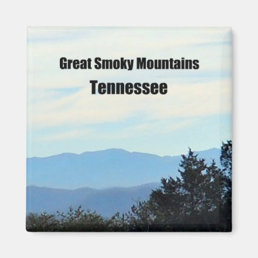 Aimant Great Smoky Mountains, Tennessee (Devant)