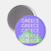 Aimant Grèce, Athènes Travel Art (Recto/Verso)
