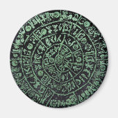 Aimant Grèce Crète Phaistos ancien code d'historique des  (Devant)