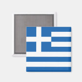Aimant Grèce Drapeau GR (Recto/Verso)